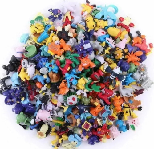 Set De 24 Mini Figuras Pokemon 2 A 3 Cm No Se Repiten Azar!!