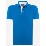 Camisa Polo Azul Escuro Lisa Aleatory