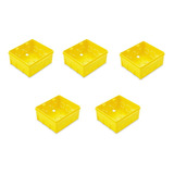 Ml Kit 5 Caixas De Embutir Amarela 4x4 - Tramontina Cor Amarelo