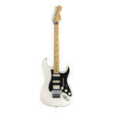 Guitarra Eléctrica Fender Player Stratocaster Floyd Rose Hss De Aliso Polar White Brillante Con Diapasón De Arce
