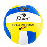 Balón Duxx Voleibol Vd2000 #5 Playa Color Amarillo/azul