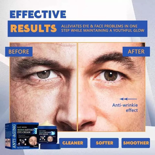 Crema Contorno De Ojos Para Hombre Combate 5 Signos De Edad