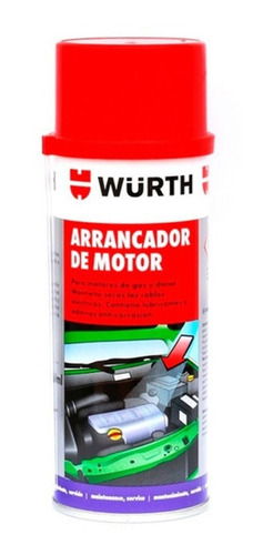 Arrancador Para Motor Gasolina Diesel Wurth 400ml. Mekanika