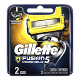 Cartuchos Gillette Fusion 5 Laminas C/ 2 Unidades De Refil
