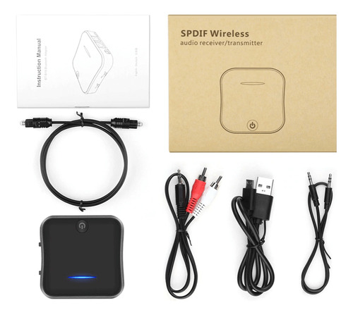 Transmissor Audio Bluetooth Para Tv Saida Digital Toslink 