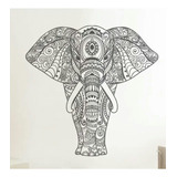 Vinilo Decorativo Mandala Elefante  