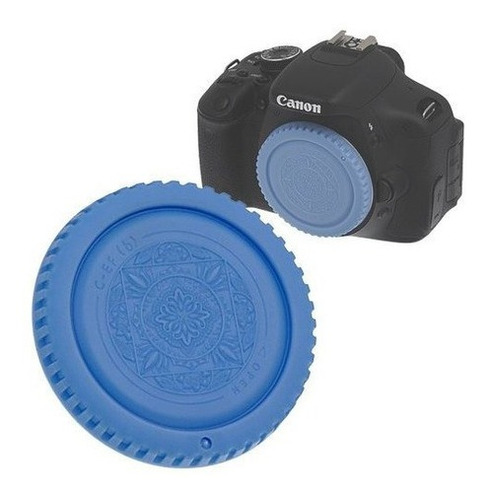 Fotodiox Designer Body Cap Para Canon Eos (azul)
