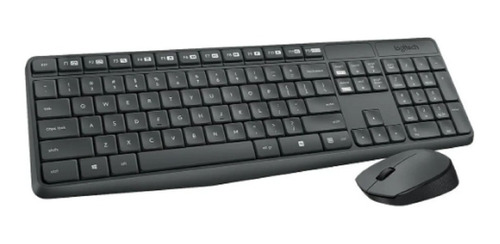 Logitech Mk235 Kit Teclado Mouse Wireless S/ Fio Resist Àgua