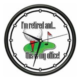 Retired 1 reloj De Pared Retiree Jubilación Senior Citizen T