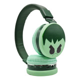 Audífonos Diadema Bluetooth Superhéroe Hulk Inalámbrico 