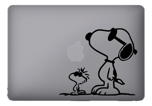 Calcomania Sticker Laptop Snoopy Woodstock Macbook Vinil