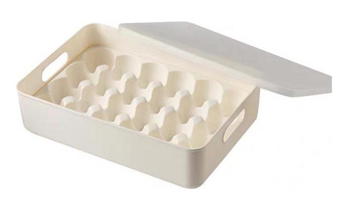 Contenedor De Huevos Con Tapa Huevera Organizador Huevos 