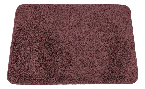 Alfombra Baño Microfibra 60x40 Purpura Marron Vonne (7348)