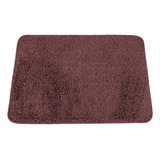 Alfombra Baño Microfibra 60x40 Purpura Marron Vonne (7348)