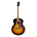 Guitarra Electroacústica EpiPhone Inspired By Gibson J-200 Para Diestros Aged Antique Sunburst Laurel Indio Brillante