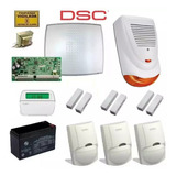 Alarma Dsc Power 1832 Teclado Lcd Pk5501 Sensor Y Sirena