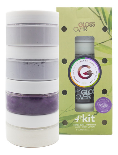 Kit De 4 Pasos Spa Manicure Y Pedicure Gloss Over 
