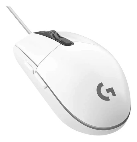 Ratón Logitech G102, Ergonómico, Óptico, Color Led