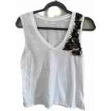 Blusa Remera De Rapsodia Lentejuelas Simil Ginebra