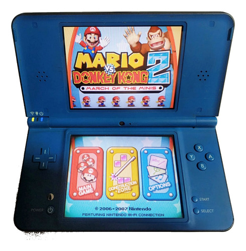 Nintendo Dsi Xl Azul + Fita Mario Vs Donk Kong 2
