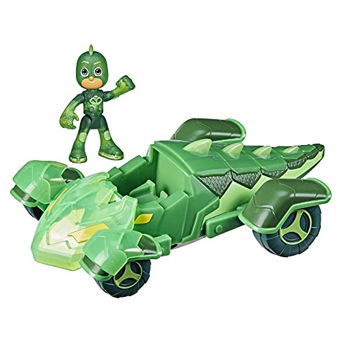 Pj Masks Toys Glow & Go Gekko-mobile, Coches De Juguete Ilum