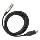 Convertidor De Cable De Micrófono Usb A Adaptador Xlr Wire S