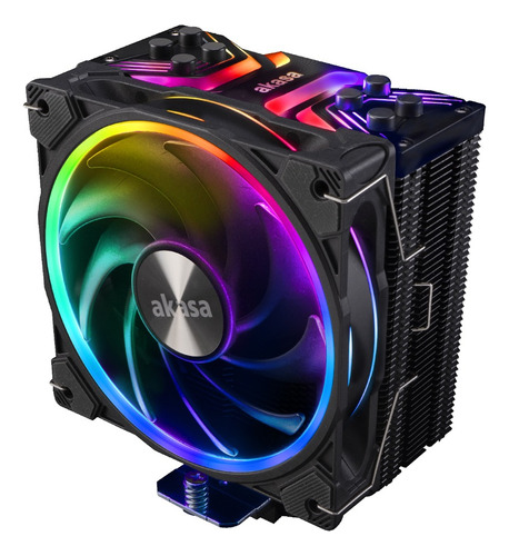 Premium Cpu Cooler Akasa Soho H4 - Argb Pwm 120mm Tdp 185w