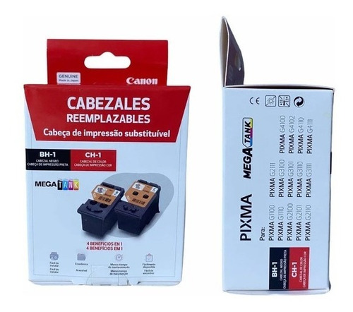 Cabezales Canon Originales Negro Y Color G2100 G3100 G4100