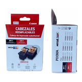 Cabezales Canon Originales Negro Y Color G2100 G3100 G4100