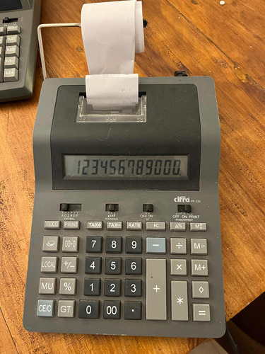 Calculadora Impresora Cifra Pr 226