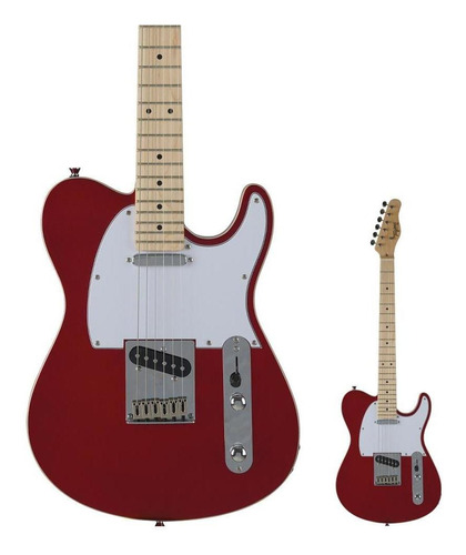 Saldão Guitarra Telecaster Tagima T-550 Ca Lf/wh Candy Apple