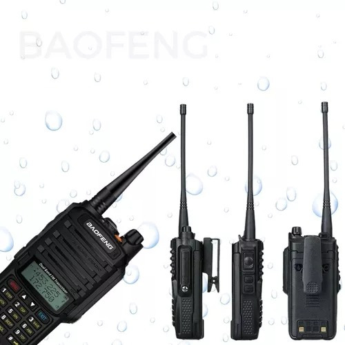 6 Radinho Comunicador Uv-9r Plus Uhf Vhf Baofeng Dual Band 