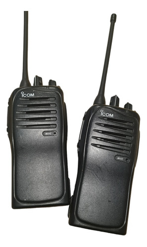 2 Radios Icom Ic-f4013 60km Profesional Cargador, Clips