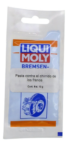 Brems Anti-quieysch Paste Especial Para Frenos De Disco 10g