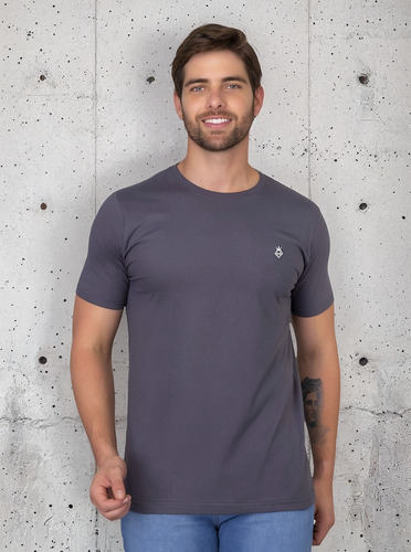 Camiseta Masculina Algodão Básica Camisa Atacado 30.1 Lisa