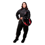 Capa De Chuva Moto Pioneira Combate Gola Feminino Pvc