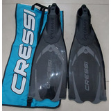 Aletas Cressi Pluma Patas Rana Buceo Snorkel Apnea Talle 44