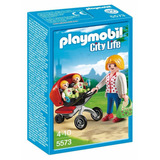 Playmobil Mama Con Carrito De Gemelos 5573 City Life Edu