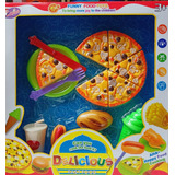 Juguete Set De Pizza Cocina  Comida Rápida Educativo Niña