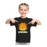 Playera De Garfield Para Dama Y Niñas Brilla En La Oscuridad