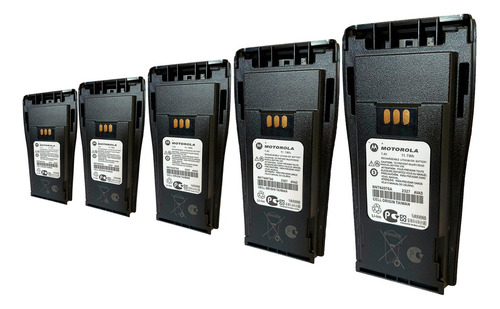 Kit 5 Bateria D Li-on P Motorola Ep450 Ep450s Dep450 1700mah