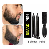 Kit De Relleno De Lápices Para Barba De 2pcbarber