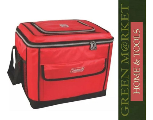 Conservadora Bolso Térmico Collapsible 40 Latas Rojo