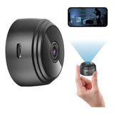 Mini Câmera Espiã A9 Monitoramento Wifi Sensor P/ Uber E 99 Cor Preto