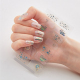 Gelish En Sticker Para Uñas Paquete 5 Estilos Glitter Multi