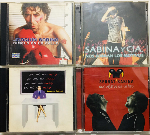 Lote 5 Cds Joaquín Sabina ( Incluye Cd Doble)