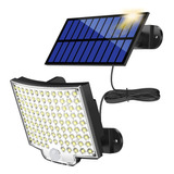 Lamparas Solares Para Exterior Recargable Panel Led Luz 100w