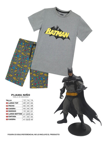 Pijama Batman Niños Y Adultos