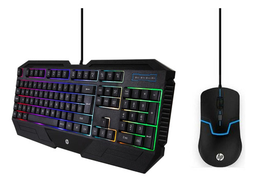 Mouse Y Teclado Gamer Hp Pro Gaming Gk1100