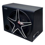 Caixa De Som Amplificada Automotiva Boog Universal Sub 12 